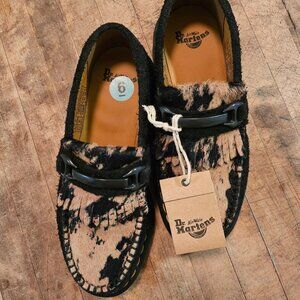 Dr. Martens Adrian Snaffle Pony Hair Loafer Shoes Slip On - Women’s Size 6 US